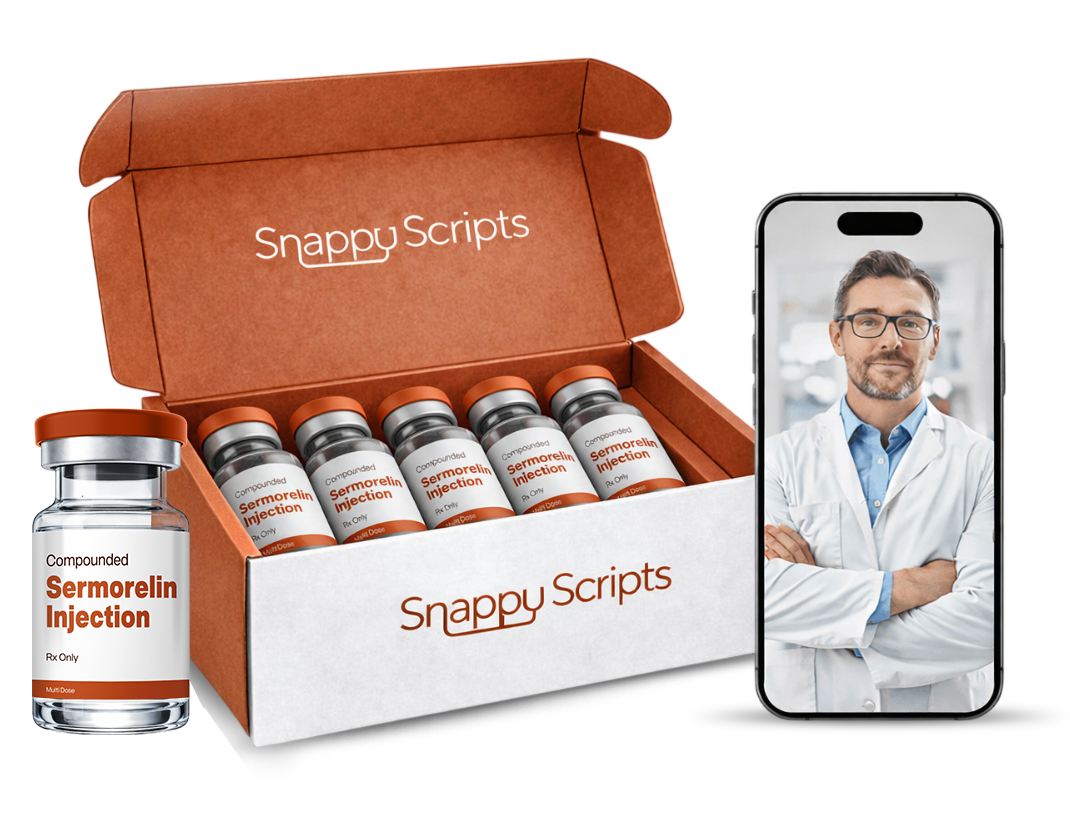 Sermorelin injection therapy product kit
